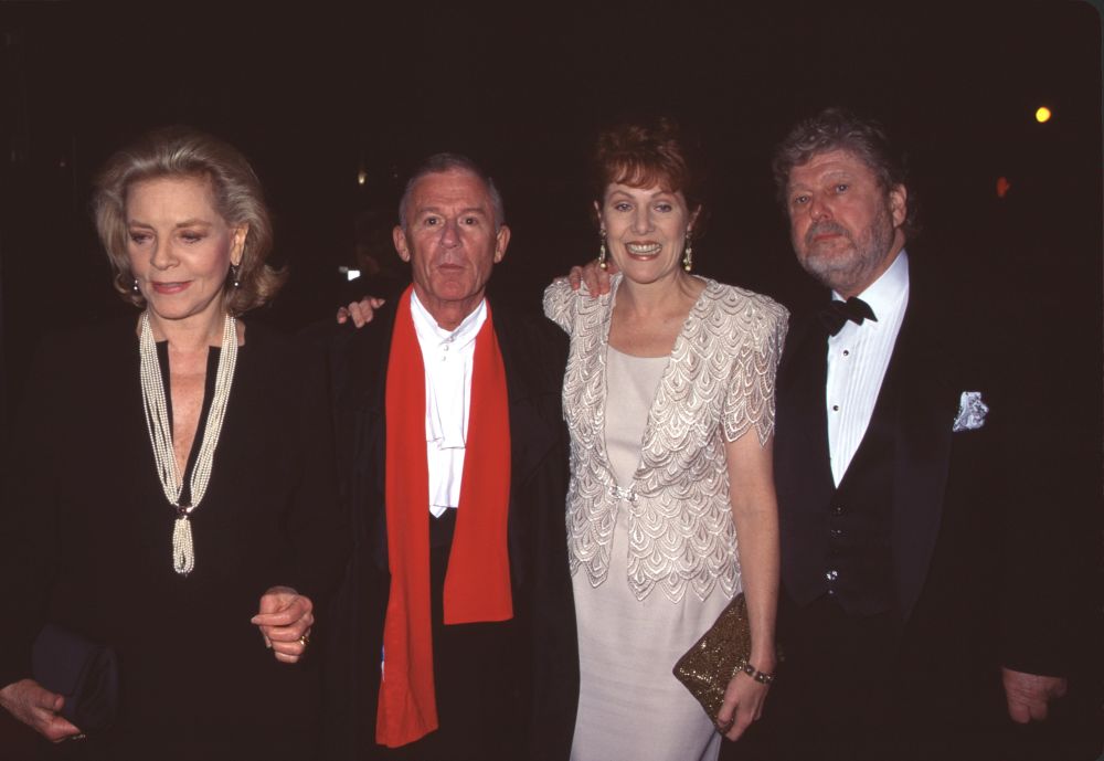 Lauren Bacall, Roddy McDowell, Lynn Redgrave & John Clark Photo Print