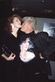 Rip Taylor kissing Lynn Redgrave on cheek photo print