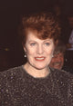 Lynn Redgrave close-up photo print from the 12th Annual Comedy Awards in black and rhinestone top.