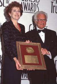 Lynn Redgrave and Robert Halmi Sr. 1996 Genesis Awards Photo Print