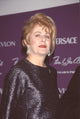 Lynn Redgrave close-up portrait at the 9th Annual Fire & Ice Ball in a shiny black top