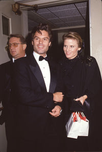 Harry Hamlin in Tuxedo and Laura Johnson in All Black Photo Print