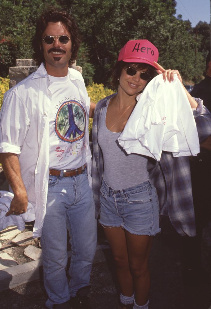 Harry Hamlin and Lisa Rinna at Pediatric Aids Benefit Photo Print