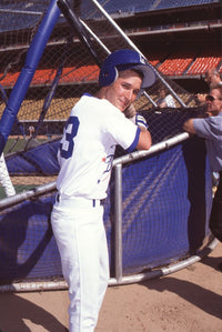 Noah Wyle batting pose photo print from Hollywood All Star Game