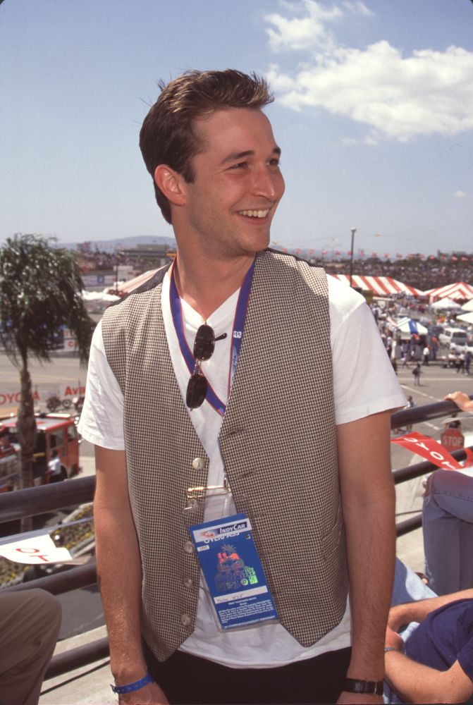 Noah Wyle in T-Shirt and Vest at the Toyota Pro Celebrity Race Photo Print