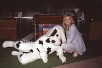 Courtney Thorne Smith with her dog 'Patches' at the Paws/La Benefit photo print.