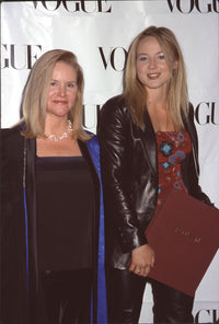 Lenedra Carroll and Jewel in leather jackets photo print