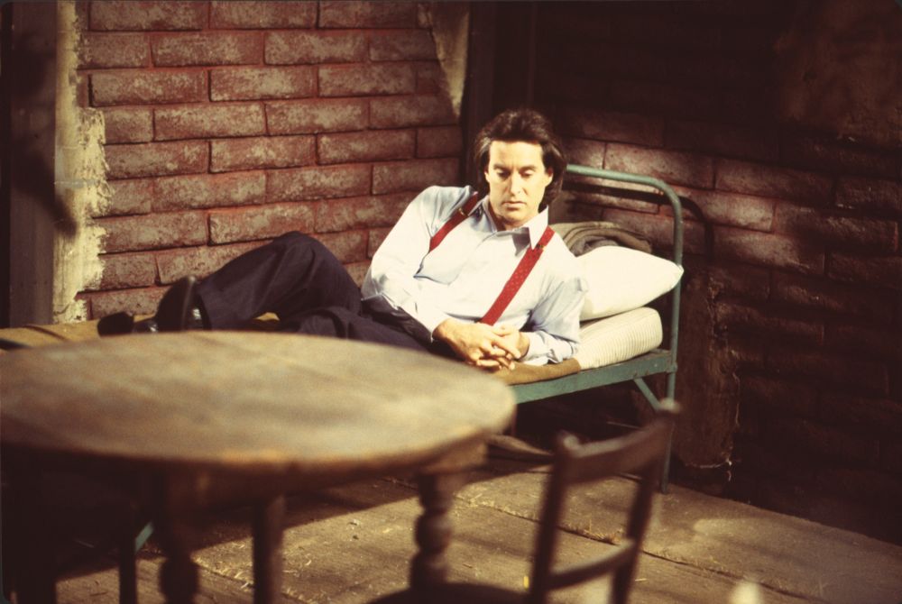 Drake Hogestyn laying on cot in Days Of Our Lives photo print.