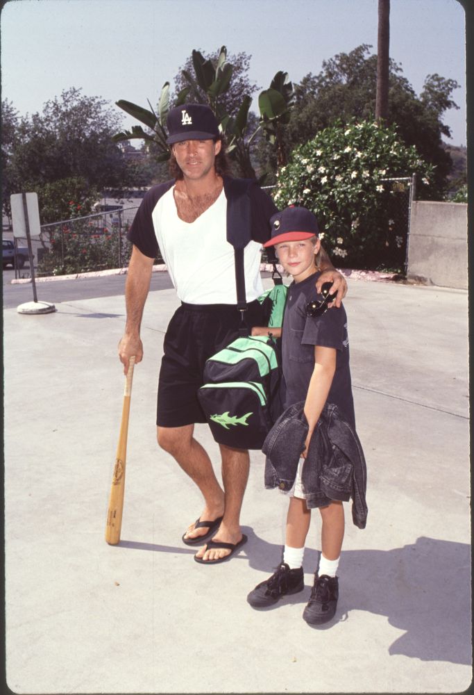 Drake Hogestyn and his son Ben Hogestyn at Hollywood Stars Night photo print.