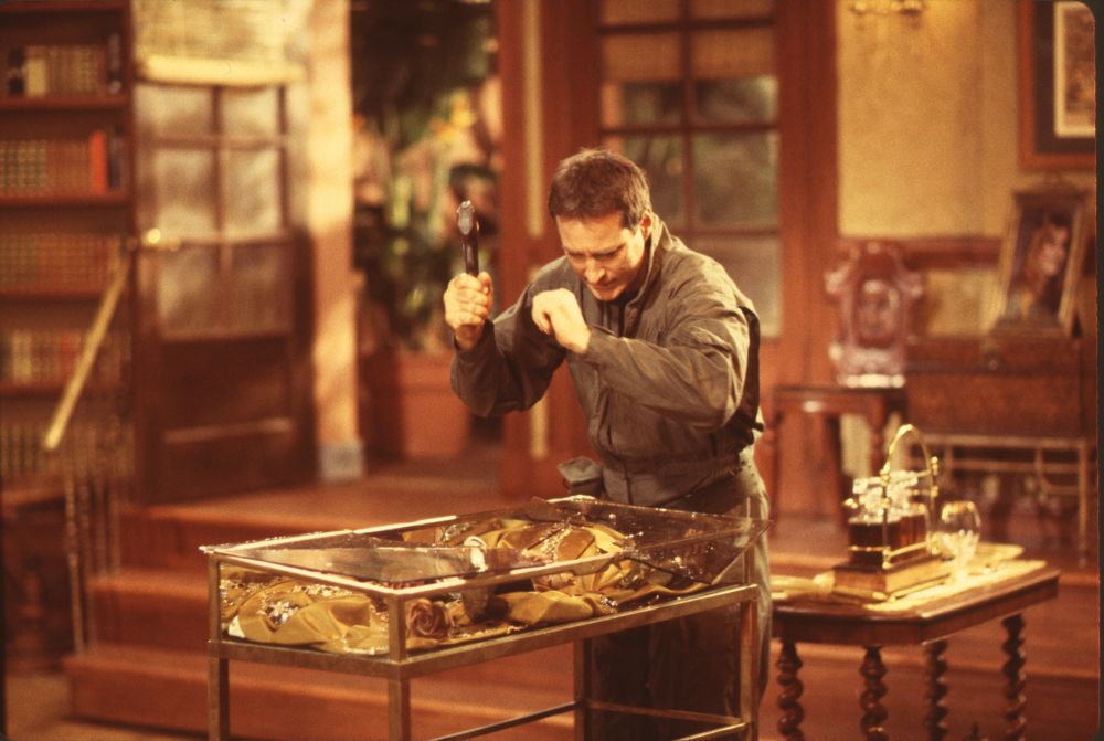 Drake Hogestyn Breaking Into Glass Case Photo Print from Days of Our Lives