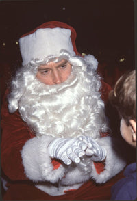 Drake Hogestyn dressed as Santa Claus at Bright Lights of LA photo print.