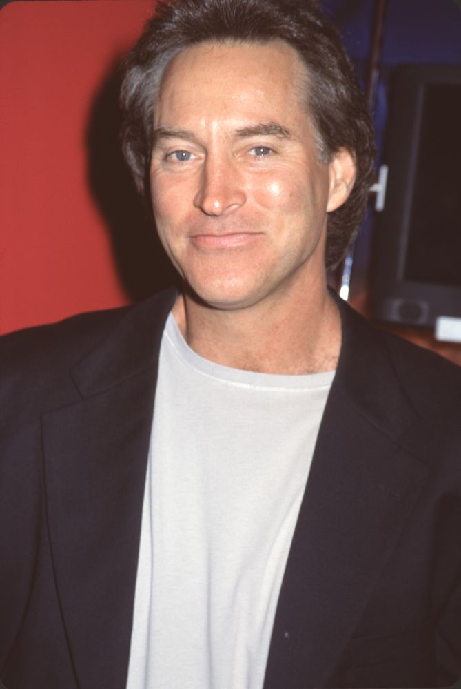 Close-up photo print of Drake Hogestyn in gray shirt and black blazer