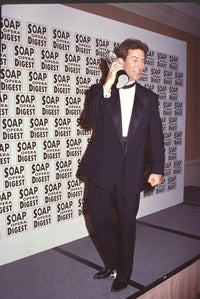 Drake Hogestyn holding Soap Opera Digest Award photo print