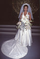 Hunter Tylo in wedding dress on the set of Bold & Beautiful photo print