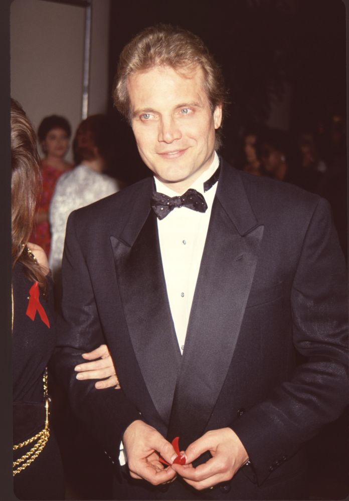 Close-up photo print of Michael Tylo in tuxedo at Pre Soap Opera Digest Awards Party.