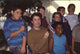 John Travolta with children at a Scientologist event photo print