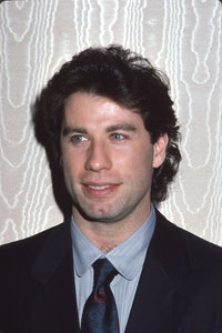 John Travolta close up photo print in dark suit with navy tie
