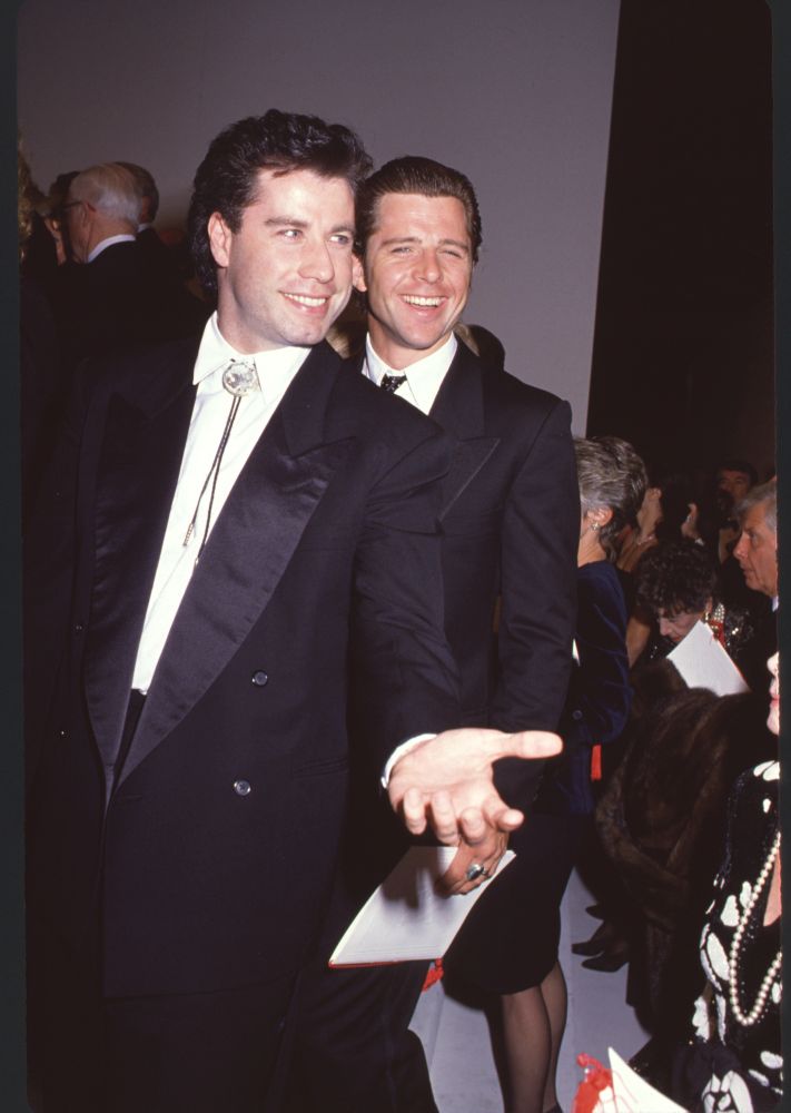 John Travolta and Maxwell Caulfield Photo Print