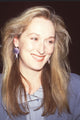 Meryl Streep close-up photo print in blue blazer and gray plaid shirt