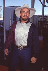 Garth Brooks photo print in cowboy hat and patriotic outfit