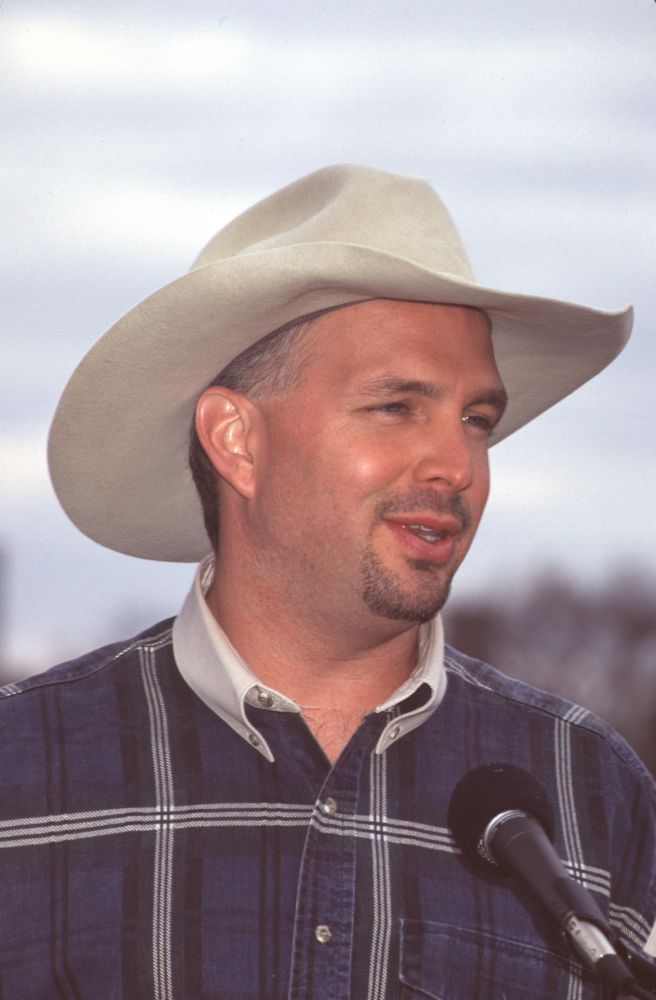 Garth Brooks concert announcement photo print - vibrant and dynamic.