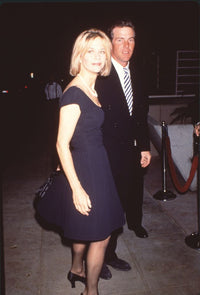 Meg Ryan in black dress with Dennis Quaid in black suit at the 65th Academy Awards photo print.