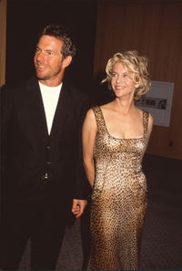 Dennis Quaid and Meg Ryan at Courage Under Fire Premiere Photo Print