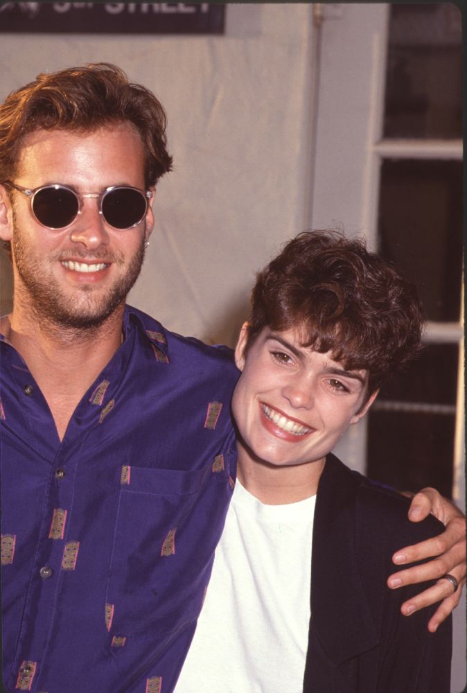 Steven Jensen in blue shirt with arm around Colleen Dion photo print