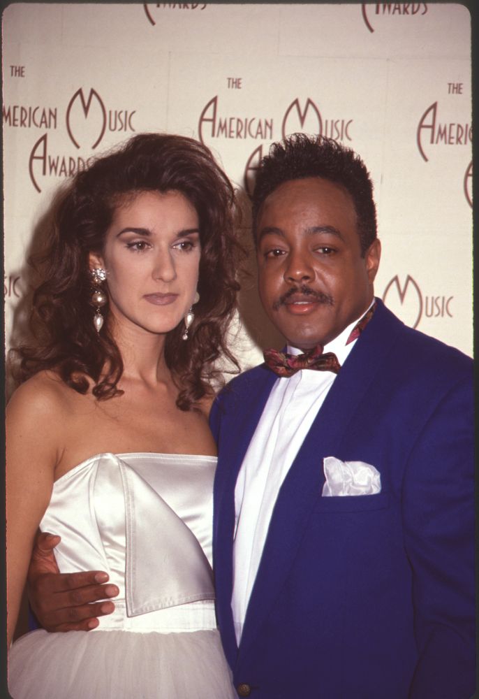 Celine Dion and Peabo Bryson at the 19th Annual American Music Awards photo print