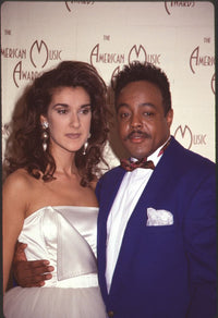 Celine Dion and Peabo Bryson at the 19th Annual American Music Awards photo print
