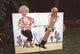 Phyllis Diller and Cesar Romero Cartoon Cut Out Photo Print