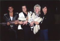Phyllis Diller with Billy Hufsey, Meatloaf, and Luis Cardenas photo print