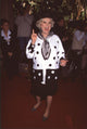 Phyllis Diller in black and white polka dot outfit - photo print