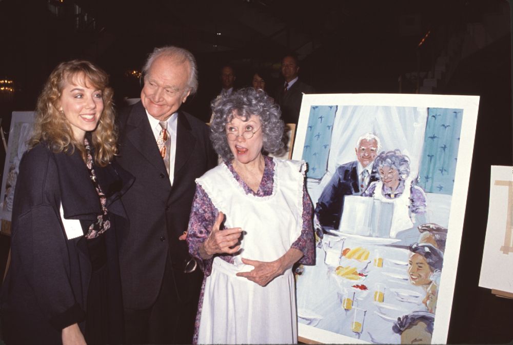 Abigail Rockwell photo print featuring Red Skelton and Phyllis Diller.