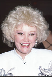 Phyllis Diller Close Up in White Bedazzled Top Photo Print