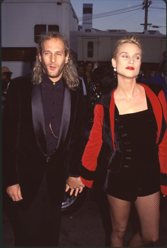 Michael Bolton and Nicollette Sheridan at the 22nd American Music Awards Photo Print