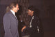 Michael Bolton talking to Dionne Warwick at Tribute to Four Tops photo print