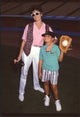 Lucie Arnaz with her son photo print, capturing a warm family moment.
