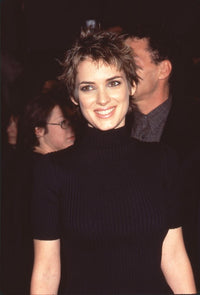 Winona Ryder Close-Up in Short Sleeve Turtleneck at Alien Resurrection Premiere Photo Print