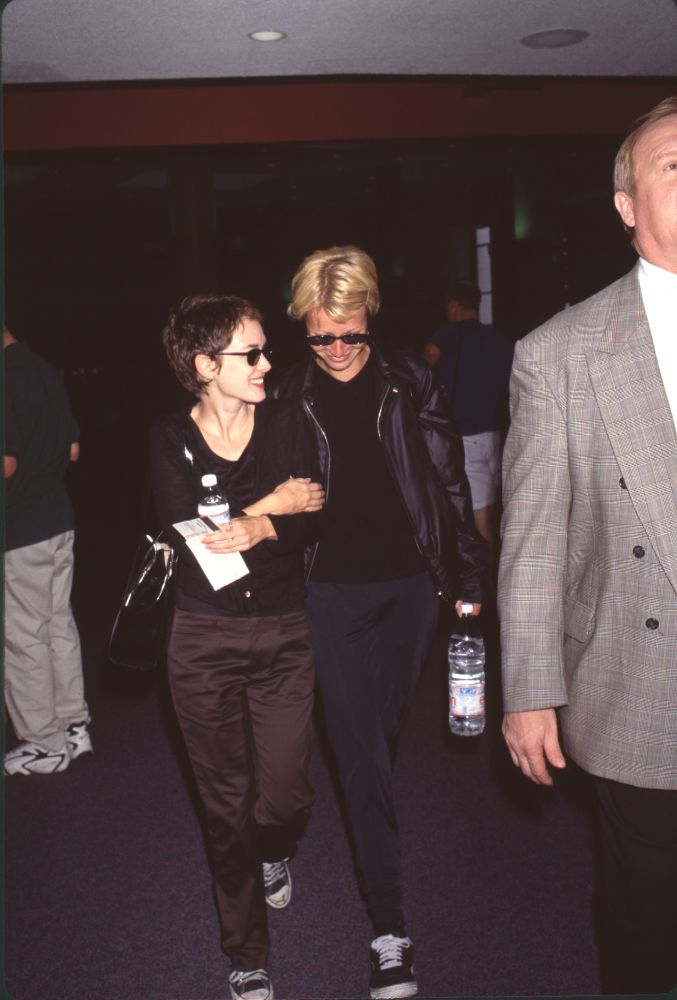 Winona Ryder and Gwyneth Paltrow at LAX photo print