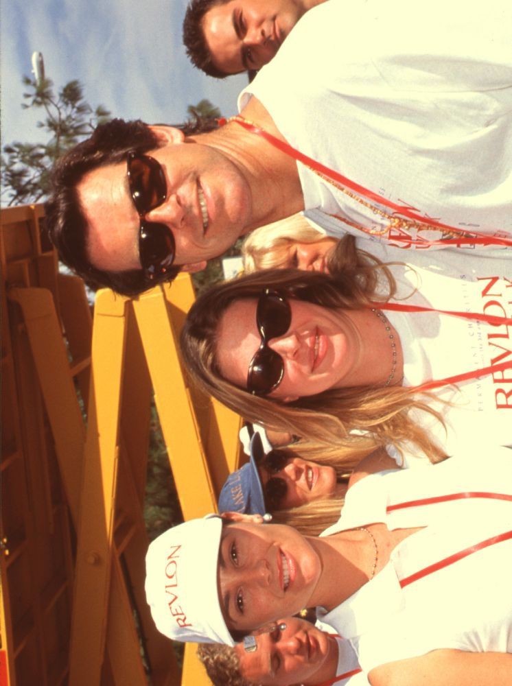 Charlotte Brosnan, Keely Shaye Smith, and Pierce Brosnan at Revlon Run/Walk for Cancer Photo Print