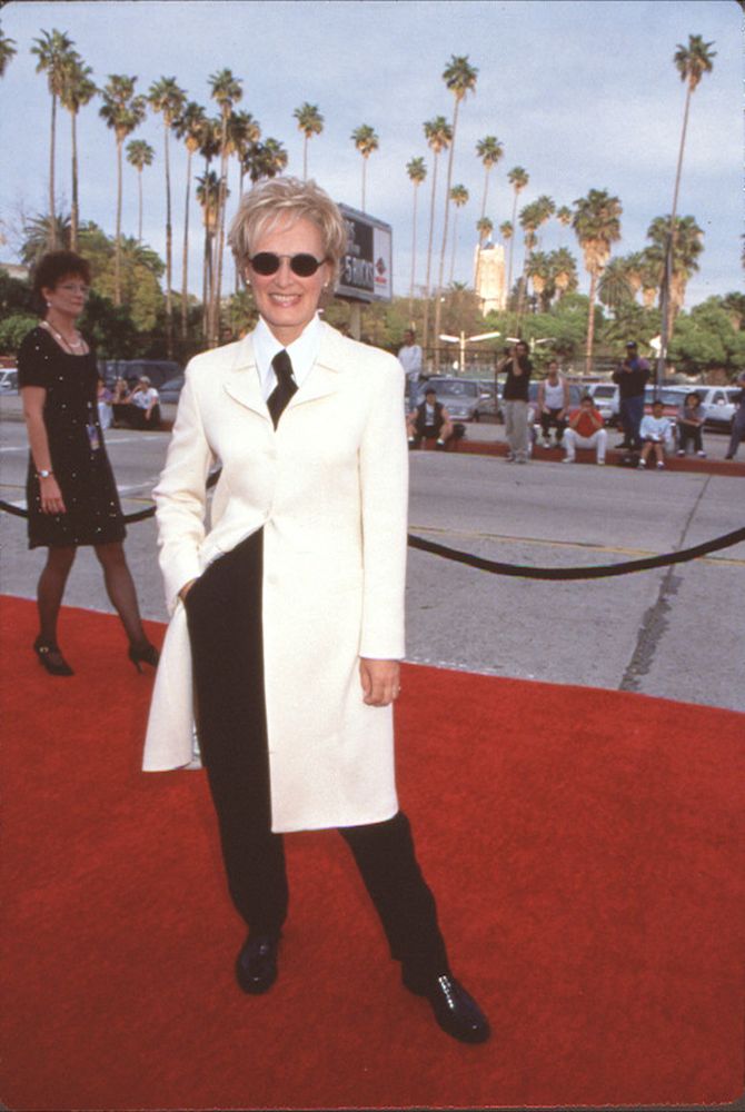 Glenn Close Photo Print in Long White Coat at 3rd Blockbuster Awards.