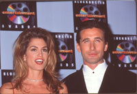 Cindy Crawford and William Baldwin close-up photo print.