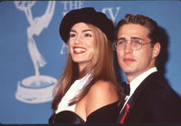 Cindy Crawford and Jason Priestley Close-Up at Emmy Awards Photo Print
