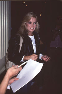 Donna Mills signing autographs photo print