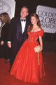James Keach in tuxedo and Jane Seymour in red gown at the 51st Golden Globes photo print.