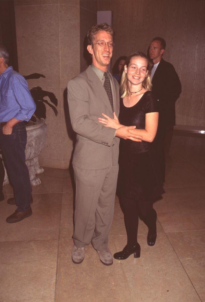 Andy Dick at NBC receiving the Hal Roach Award - Photo Print