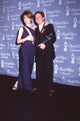 Lea Thompson and Michael J. Fox holding an award at the 23rd People's Choice Awards photo print