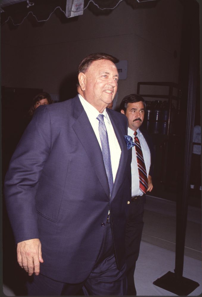 Marvin Davis in Navy Suit at Apla Benefit Photo Print