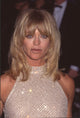 Goldie Hawn in a nude sparkle halter top at the Vanity Fair Oscar Party photo print